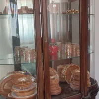 بوفه چوبی دو تیکه