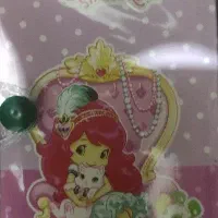 دفترچه با طرح دختر توت فرنگی
