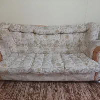 مبل 7 نفره به همراه یک عدد جلو مبلی