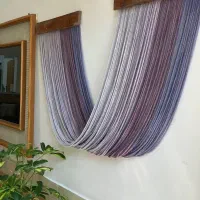 بوم ریس مکرومه دکوری دیوارکوب آویز مکرومه
