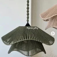 فریم لوستر و اباژور مکرومه بافی