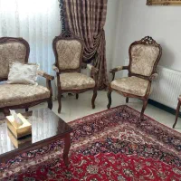 مبل استیل 9 نفره،چوب گردو