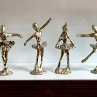 مجسمه بالرین رقصنده برنجی برنز