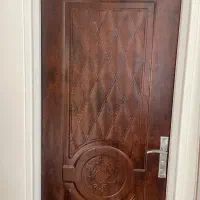 درب چوبی اتاقی طرح چرم ضد آب نو نو
