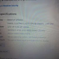 لبتاپ i7 نسل ۳ رم ۴ ssd120 مانیتور ۱۴|رایانه همراه|تهران, شهرک فردوس (حسینی)|دیوار