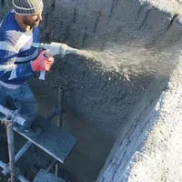 پلاستر با دستگاه (شات کریت)