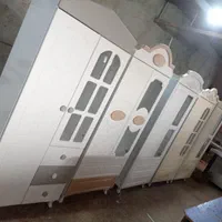 سرویس خواب نوزاد سیسمونی مدل پانیذ|تخت و سرویس خواب|ارومیه, |دیوار