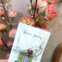 گردن آویز سلنایت و جاسپر سرخ