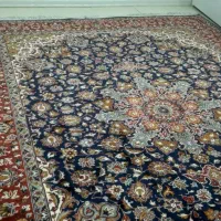 یک تخته فرش سورمه ای 2/5 × 3/5 مناسب برای باغ|فرش|بجنورد, |دیوار