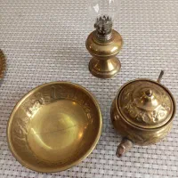 سماور برنجی 5 لیتری ذغالی|صنایع دستی و سایر لوازم تزئینی|زنجان, |دیوار