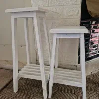 چهارپایه سفید