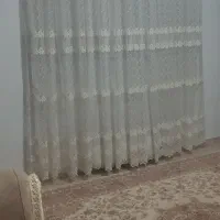 پرده تور کار شده