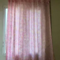 ۲عدد پرده عرض چین خورده عرض ۱۲۰در ۲ارتفاع