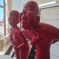 مجسمه خوش آمدگو خانم وآقا