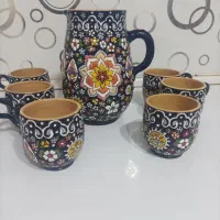 پارچ و لیوان  سنتی قابل استفاده وشستشو