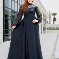 لباس های مجلسی سایز بزرگ کد ۴۴۲۱