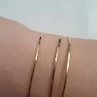 سه عدد النگو آینه ای طلا قیمت تابلو