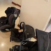 ست کالسکه و کریر Joie + صندلی ماشین BeSafe  سالم