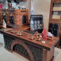 میز نو اتاق اداری مدل دفتر جدید مدیر مبل یت|دفتر کار|یزد, |دیوار