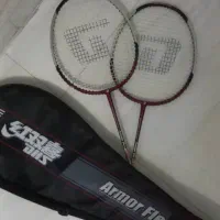 راکت بدمینتون کامل کیف و توپ دارد تخفیف دارد