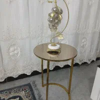 میزکنارسالنی با انگور برنز