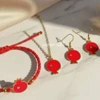 گردنبندگوشواره ست انار ارسال رایگان در کمترین زمان