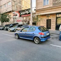 پژو206 مدل 90 آبی متالیک کم کار