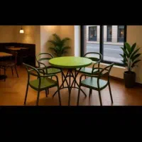 صندلی پلاستیکی کافه و رستوران طرح لهستانی