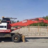 بیل مکانیکی لاستیکی چنگ مگنت