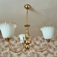 لوستر فلزی ۳شاخه