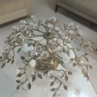 یک جفت لوستر برنجی ۴ شاخه|لوستر و چراغ آویز|مشهد, ارشاد|دیوار