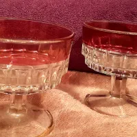 بستنی خوری و گلدان عتیقه زیبا انتیک قدیمی