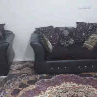 مبلمان راحتی چرم همراه عسلی|مبلمان خانگی و میز عسلی|فردیس, شهرک وحدت|دیوار