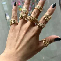 النگو و انگشتر طلا روس رنگ ثابت