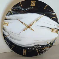 فروش محصولات رزینی و پتینه طرح و رنگهای متنوع|ساعت دیواری و تزئینی|قزوین, |دیوار