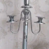 یک جفت شمعدان برقی و شمعی