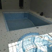 نصب سرامیک  پشت توری استخر  .جکوزی .سونا