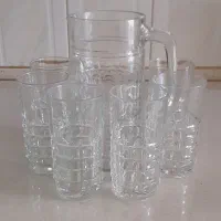 پارچ و لیوان خشتی فرانسه