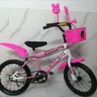 دوچرخه سایز 16 وسایز 20 دخترانه صورتی