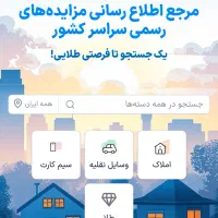 اطلاع رسانی مزایده های سراسر کشور مزایده ملک خودرو|خدمات رایانه‌ای و موبایل|تهران, مینی‌سیتی (شهرک نفت)|دیوار