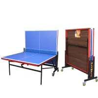 میز پینگ پنگ ۴ چرخ MDF