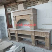 تولیدی باربیکیو(کباب پز).نرده سنگی و سنگ ساختمانی|مصالح و تجهیزات ساختمان|قم, کوه سفید|دیوار