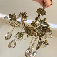 لوستر برنز اصل تهران|لوستر و چراغ آویز|ارومیه, |دیوار