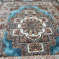 یک جفت فرش آبی خوشرنگ خوش نقش نو|فرش|اصفهان, آبشار|دیوار