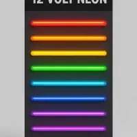 نئون رنگی / فول فالر / مولتی کالر|ریسه و چراغ تزئینی|اهواز, طالقانی|دیوار