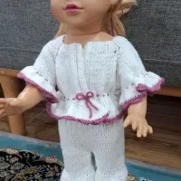 لباس دستبافت عروسک