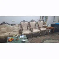 میزومبلمان ۹نفره سلطنتی بامیزعسلی|مبلمان خانگی و میز عسلی|ورامین, خیر آباد|دیوار