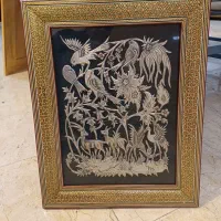 تابلو گل مرغ 2عدد