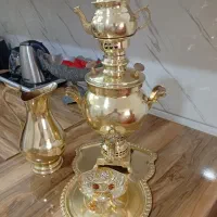 سماور برنجی ذغالی