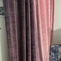 پرده مخمل نو و استفاده نشده برای عکس  نصب کردم|پرده، رانر، رومیزی|تهران, افسریه شمالی|دیوار